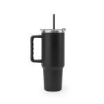JOYNER XL. Large stainless steel travel cup (91% recycled) with vacuum insulated double wall and a matt finish 1300 mL - Image 2
