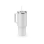 JOYNER XL. Large stainless steel travel cup (91% recycled) with vacuum insulated double wall and a matt finish 1300 mL - Image 8