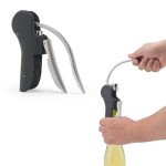 LAGREIN ABS and zinc corkscrew with automatic lever for easy opening