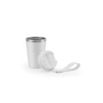 SPITZ. Stainless steel travel mug (90% recycled) with PP outer wall and matte finish 440 mL - Image 8