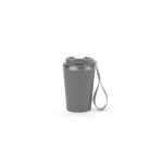 SPITZ. Stainless steel travel mug (90% recycled) with PP outer wall and matte finish 440 mL - Image 9