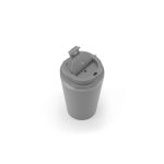 SPITZ. Stainless steel travel mug (90% recycled) with PP outer wall and matte finish 440 mL - Image 10