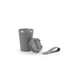 SPITZ. Stainless steel travel mug (90% recycled) with PP outer wall and matte finish 440 mL - Image 11