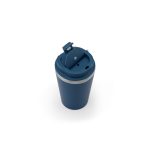 SPITZ. Stainless steel travel mug (90% recycled) with PP outer wall and matte finish 440 mL - Image 13