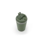 SPITZ. Stainless steel travel mug (90% recycled) with PP outer wall and matte finish 440 mL - Image 16