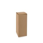 SPITZ. Stainless steel travel mug (90% recycled) with PP outer wall and matte finish 440 mL - Image 3