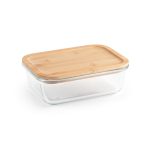 PORTOBELLO. Lunch Box. Hermetic box in borosilicate glass and bamboo lid 1000 mL - Image 4