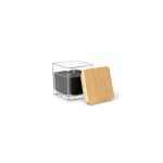 ESSENCE. 50g scented candle in glass cup with bamboo lid - Image 5