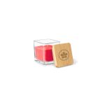 ESSENCE. 50g scented candle in glass cup with bamboo lid - Image 2