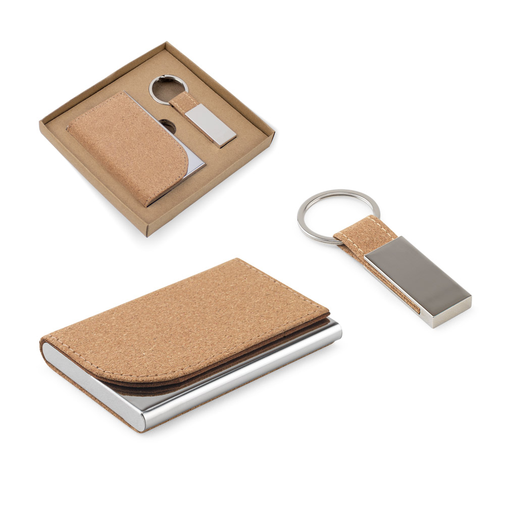 both in metal and cork both in metal and cork