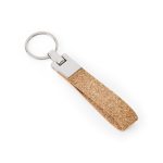 EVANS. Set consisting of a ballpoint and key ring, both in metal and cork - Image 3