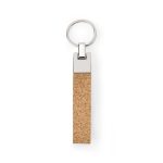 EVANS. Set consisting of a ballpoint and key ring, both in metal and cork - Image 2