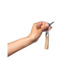EVANS. Set consisting of a ballpoint and key ring, both in metal and cork - Image 4
