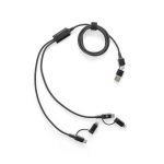 BERTOZZI. Superfast 6-in-1 USB cable made of aluminium and recycled PET - Image 5