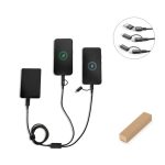BERTOZZI Superfast 6-in-1 USB cable made of aluminium and recycled PET