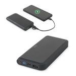 000 mAh power bank in recycled ABS (100% rABS) with 15W superfast wireless charger