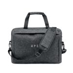 PLANA - 15 inch RPET felt laptop bag - Image 4
