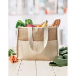 CAMPO DE GELI - Jute and canvas cooler bag - Image 5