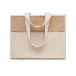 CAMPO DE GELI - Jute and canvas cooler bag - Image 3