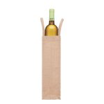 CAMPO DI VINO - Jute wine bag for one bottle - Image 5