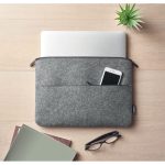 TOPLO - RPET felt zipped laptop bag - Image 4