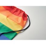 BOW - Rainbow RPET drawstring bag - Image 2