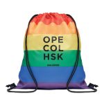 BOW - Rainbow RPET drawstring bag - Image 5