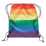 BOW - Rainbow RPET drawstring bag - Image 4