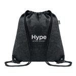 INDICO - RPET felt drawstring bag - Image 3