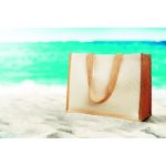 CAMPO DE FIORI - Jute and canvas shopping bag - Image 4