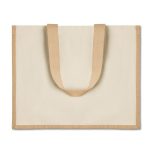 CAMPO DE FIORI - Jute and canvas shopping bag - Image 3