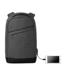 BERLIN - 2 tone backpack incl USB plug - Image 2