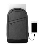 BERLIN - 2 tone backpack incl USB plug - Image 3