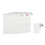 VEGGIE SET RPET - Set of 3 RPET mesh food bags