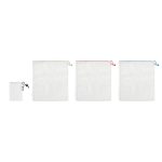 VEGGIE SET RPET - Set of 3 RPET mesh food bags - Image 3