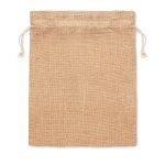 JUTE MEDIUM - Medium jute gift bag 25 x 32cm - Image 2