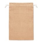 JUTE LARGE - Large jute gift bag 30x47 cm - Image 2
