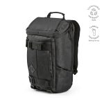 and the side access hidden pockets and front and bottom loops provide additional storage.  The adjustable padded shoulder straps with a chest strap