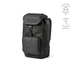 and the large 20L capacity central compartment is secured with a drawstring and unique “G” buckle closure to keep your contents dry.  A padded lumber section hides a pocket for valuable documents