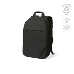 it's designed for easy urban mobility and the padded adjustable shoulder straps and trolley strap make this a very user-friendly everyday backpack. Comes in a recycled PE polybag.