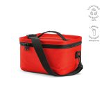 the addition of the shoulder strap improves your comfort. Suitable for 9 cans.