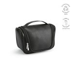 and a netted pocket on the inside flap for additional storage of essentials. Secured with elegant zippers and comes with a metal hook for hanging on a door. Supplied in an individual biodegradable polybag.