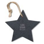 SLATESTAR - Slate xmas hanger star - Image 5