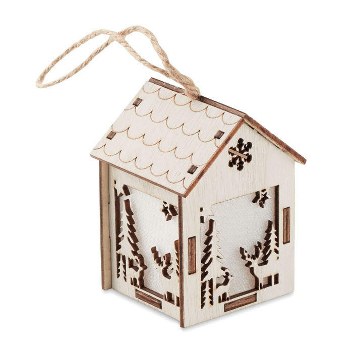 cx1463-40 PONIA - MDF house with light - Image 1