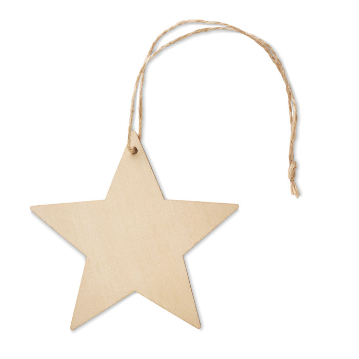 cx1476-40 ESTY - Wooden star shaped hanger - Image 1