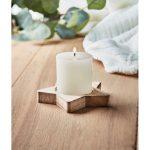 LOTUS - Candle on star wooden base - Image 3