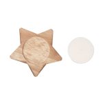 LOTUS - Candle on star wooden base - Image 2