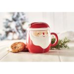 SANTA - Ceramic mug with lid 370 ml - Image 5