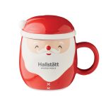 SANTA - Ceramic mug with lid 370 ml - Image 6