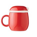 SANTA - Ceramic mug with lid 370 ml - Image 4